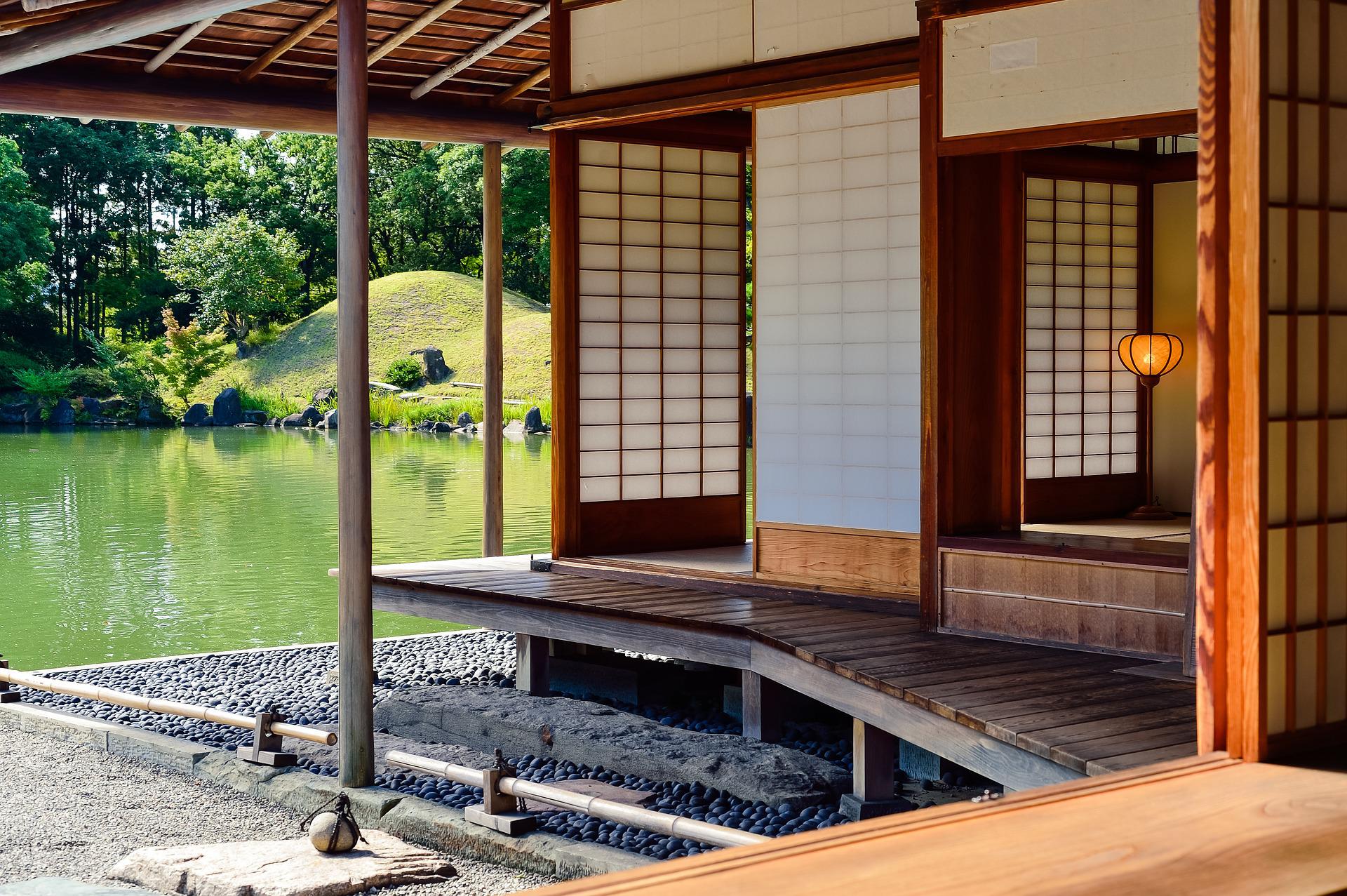 障子が綺麗な建物